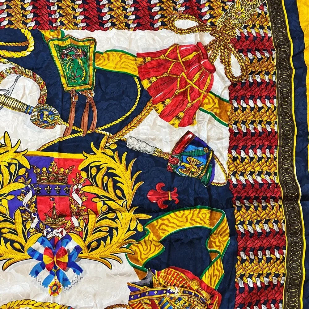 Renato Balestra Multicolor Italian British Scarf